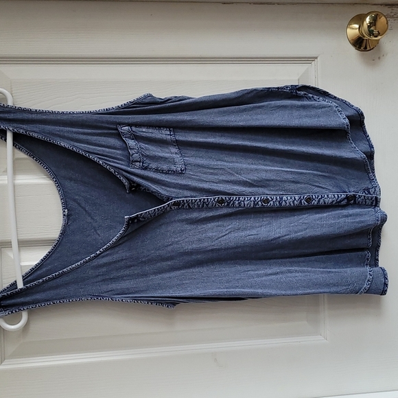 Macy's Blue Jean "look" Tank - Picture 4 of 14